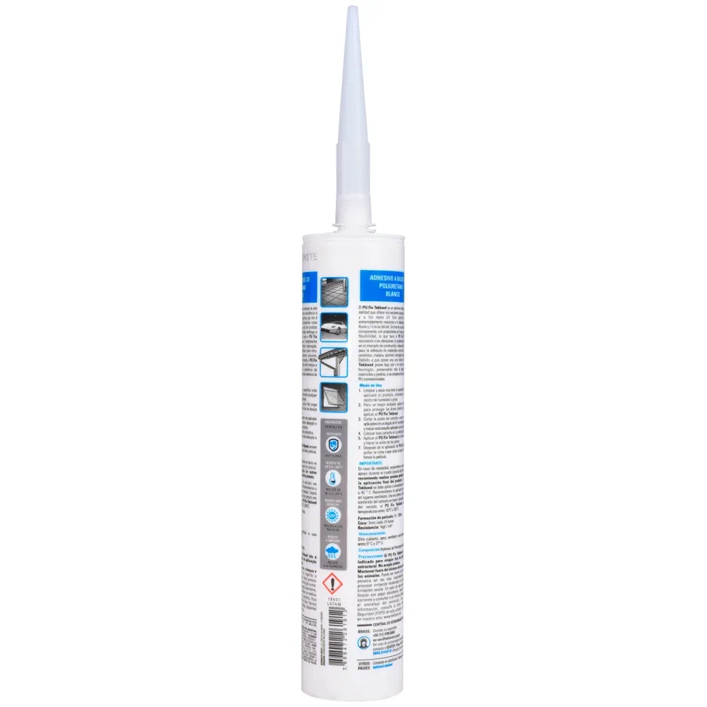 Adesivo Multiuso PU40 Fix Branco 280ml Tekbond - Imagem 2