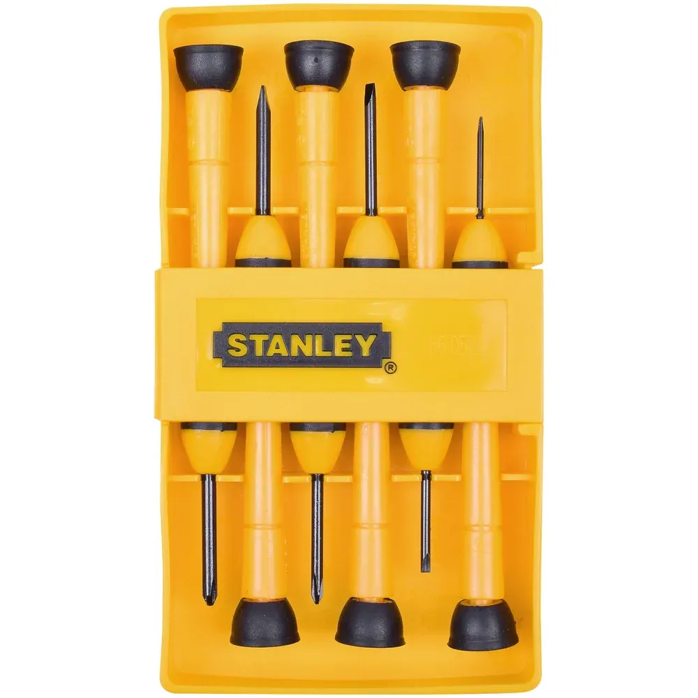 Jogo De Chave De Fenda e Phillips De Precisão Stanley - 6 Peças - Imagem 4