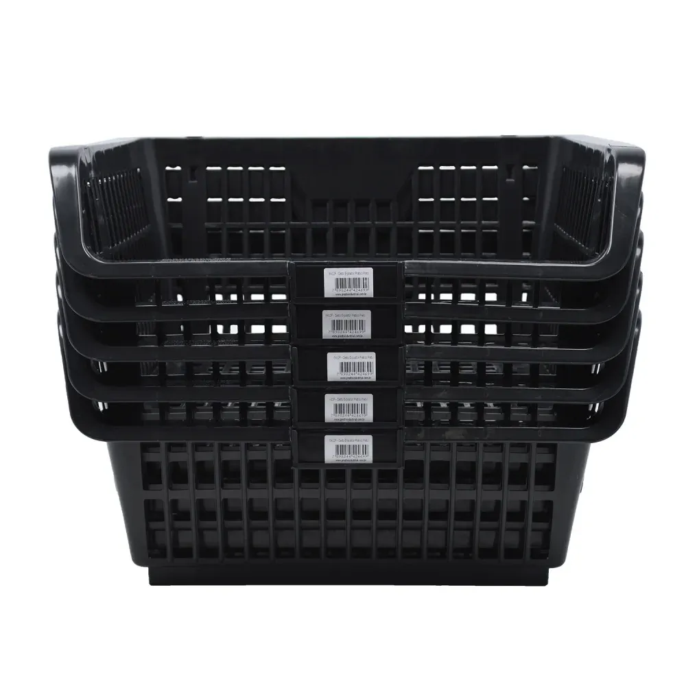 Kit Cesto Expositor Empilhável Prático 5 Peças Presto - Imagem 3