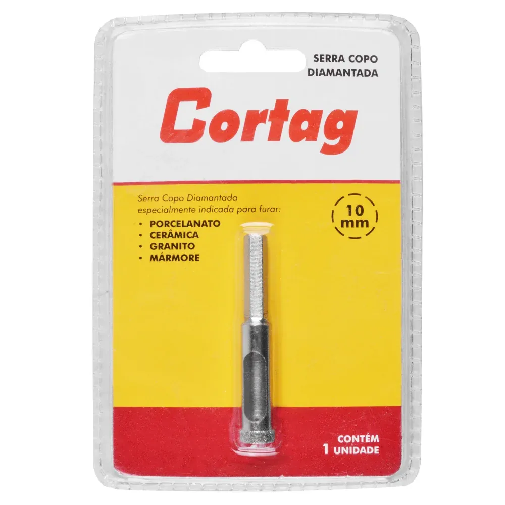 Serra Copo Diamantada 10mm 60886 Cortag