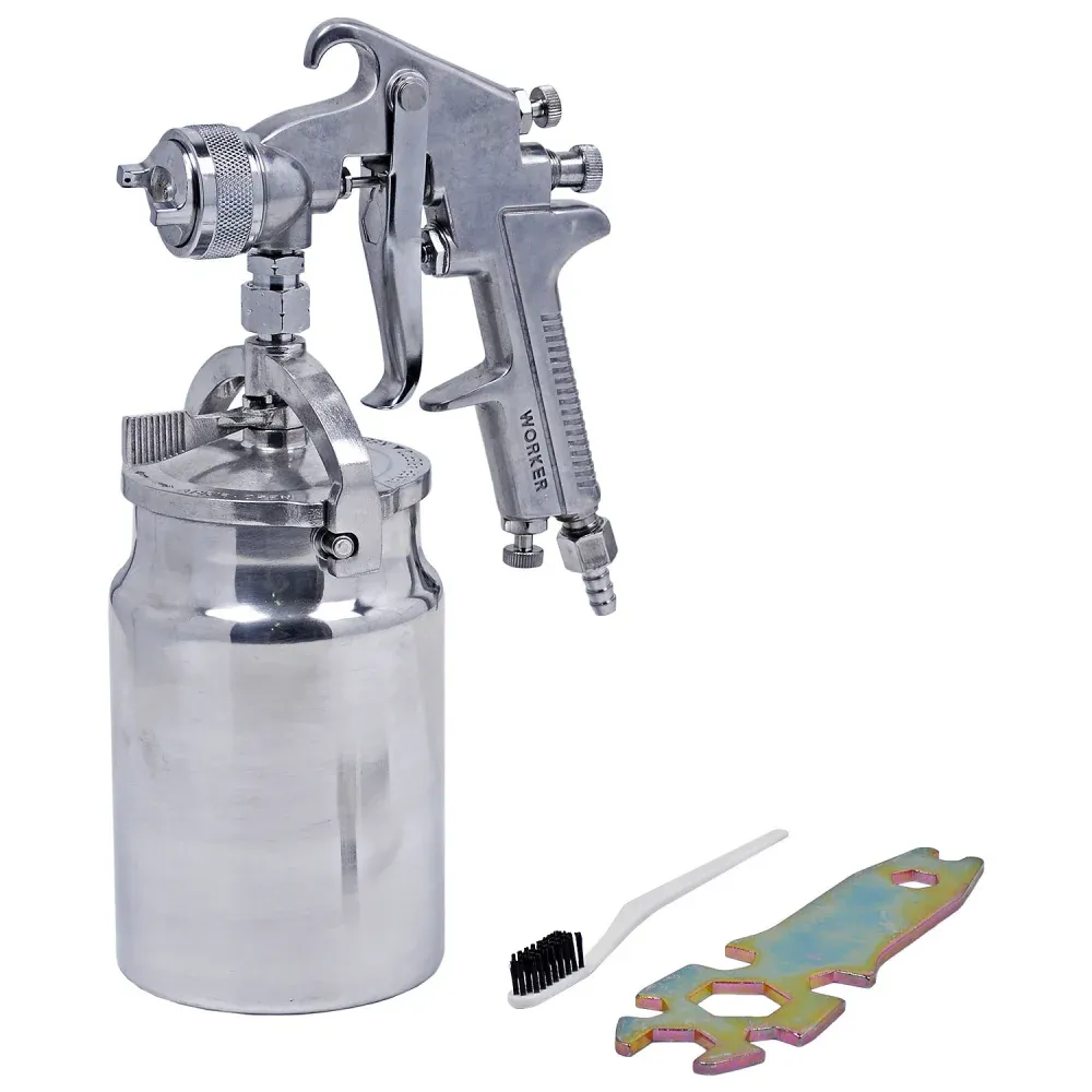 Pistola de Pintura Alta produção 1 Litro 1.8mm Worker
