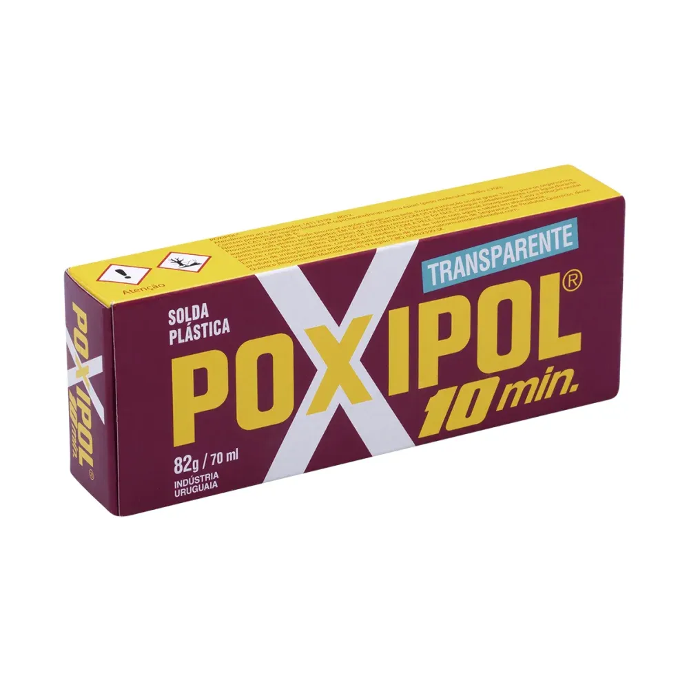 Adesivo Epóxi Líquido Transparente 82g/70ml Poxipol