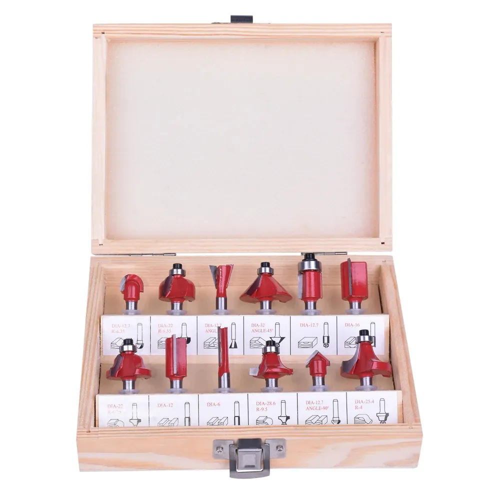 Jogo de Fresas para Tupia 6mm com 12 peças Bumafer - Imagem 2