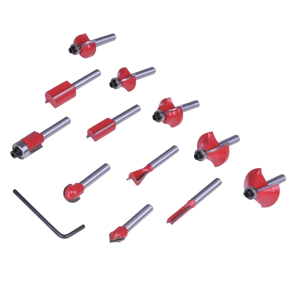 Jogo de Fresas para Tupia 6mm com 12 peças Bumafer - Imagem 4