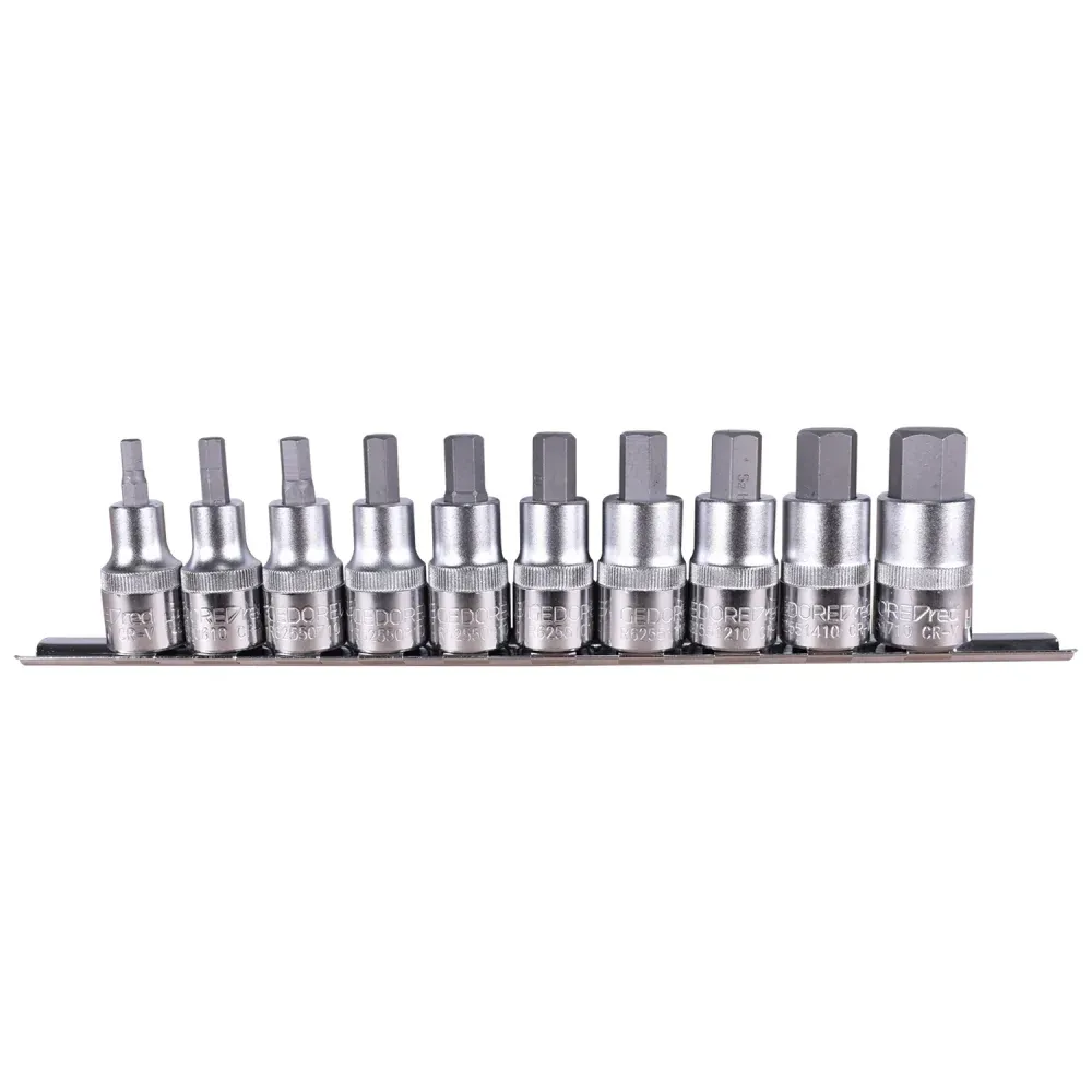 Jogo Soquetes Hexagonais 1/2" Gedore Red 10 Peças