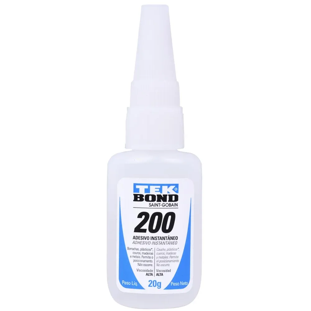 Adesivo Instantâneo 200 Blister 20Gr Tekbond