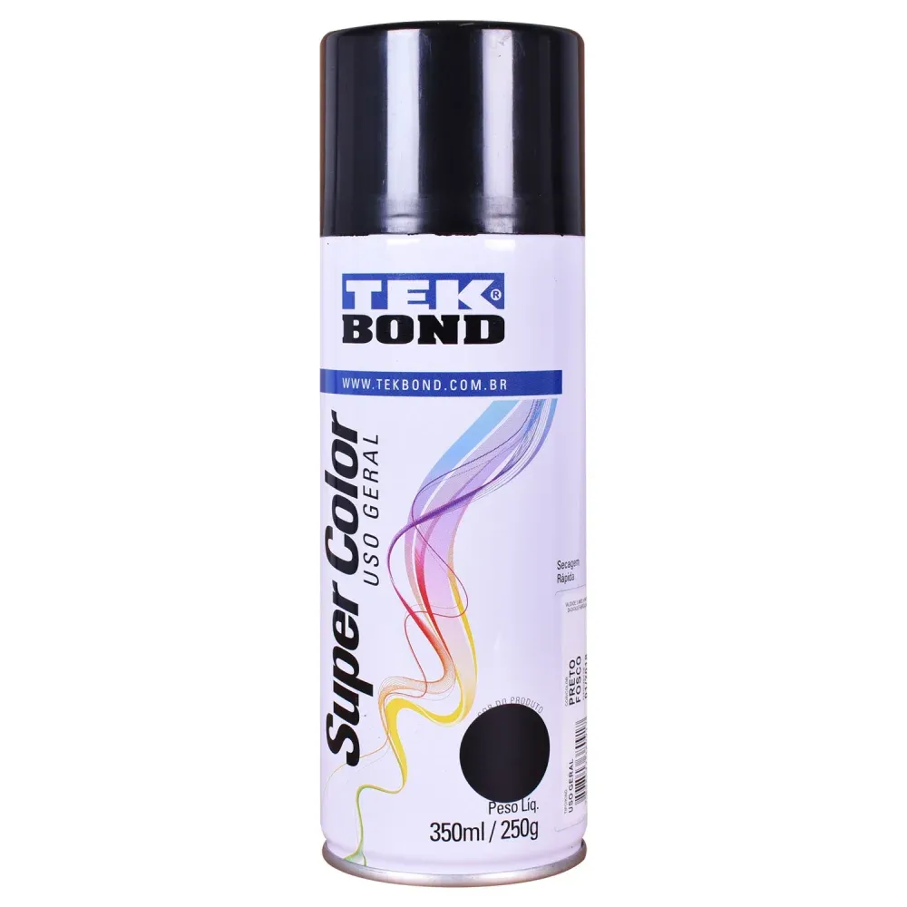 Tinta Spray Super Color para Uso Geral Vermelha 350ml Tekbond