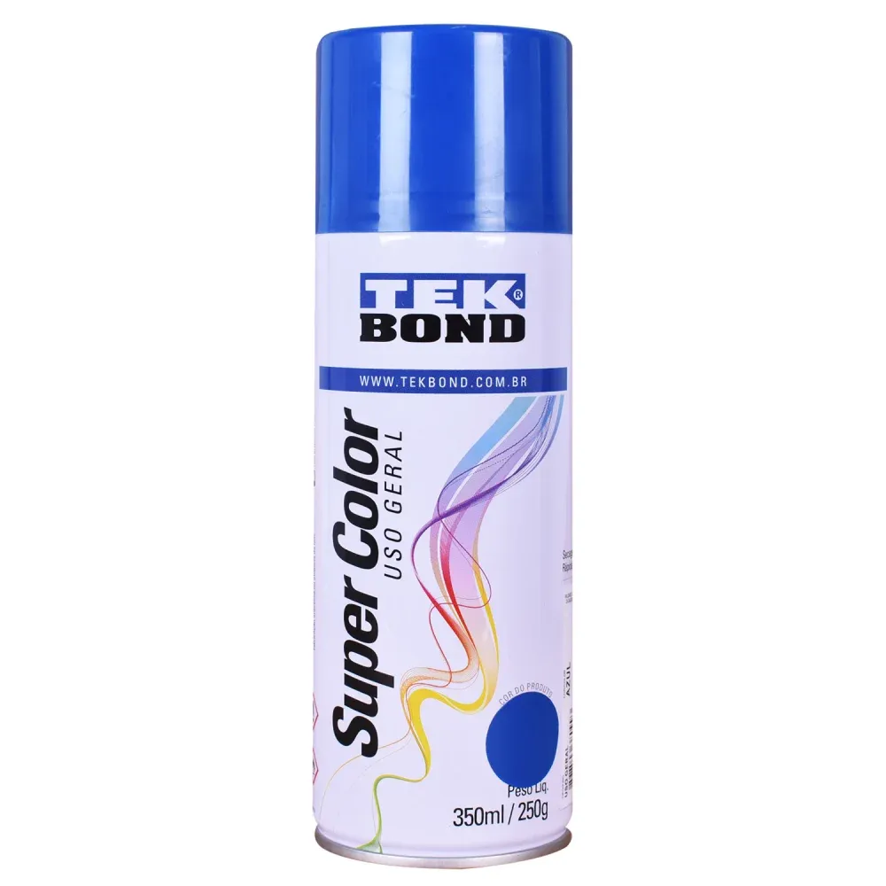 Tinta Spray Super Color para Uso Geral Vermelha 350ml Tekbond - Imagem 21