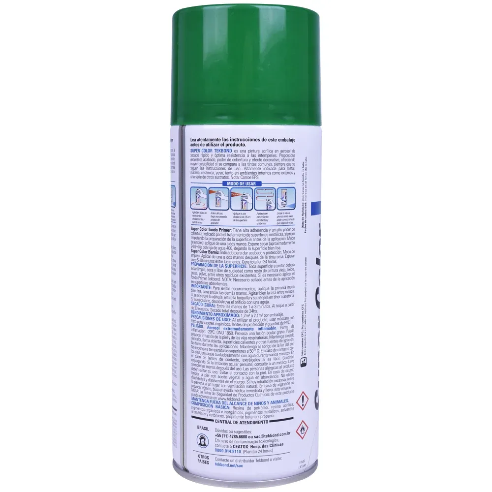 Tinta Spray branco Fosco 350ml Tekbond - Imagem 17