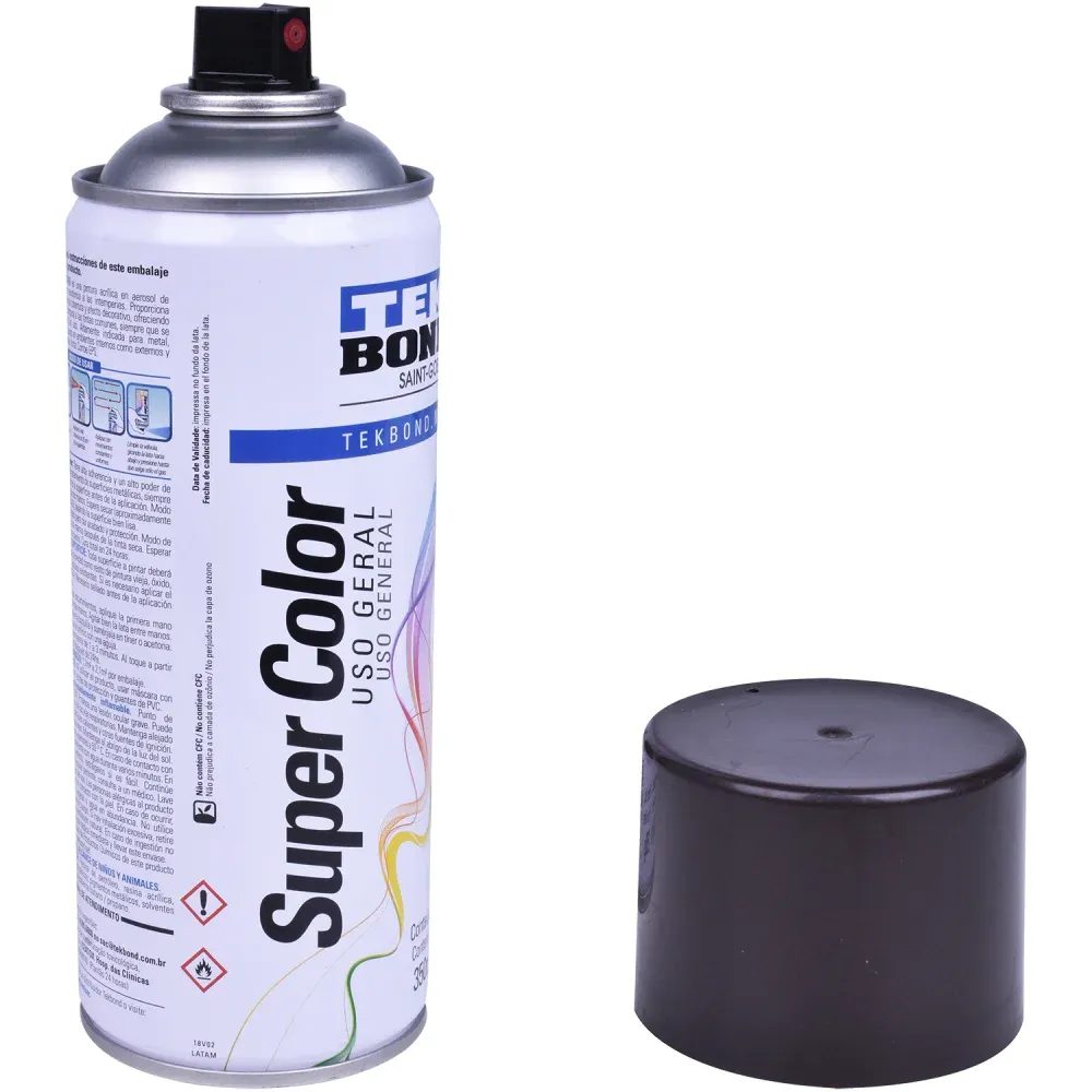 Tinta Spray branco Fosco 350ml Tekbond - Imagem 23