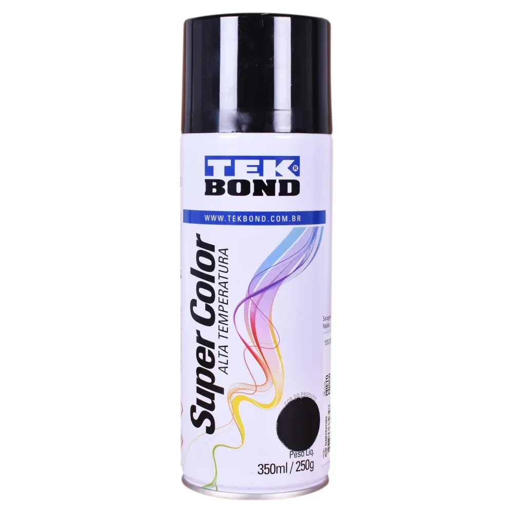 Tinta Spray Alta Temperatura 350ml Tekbond - Imagem 5