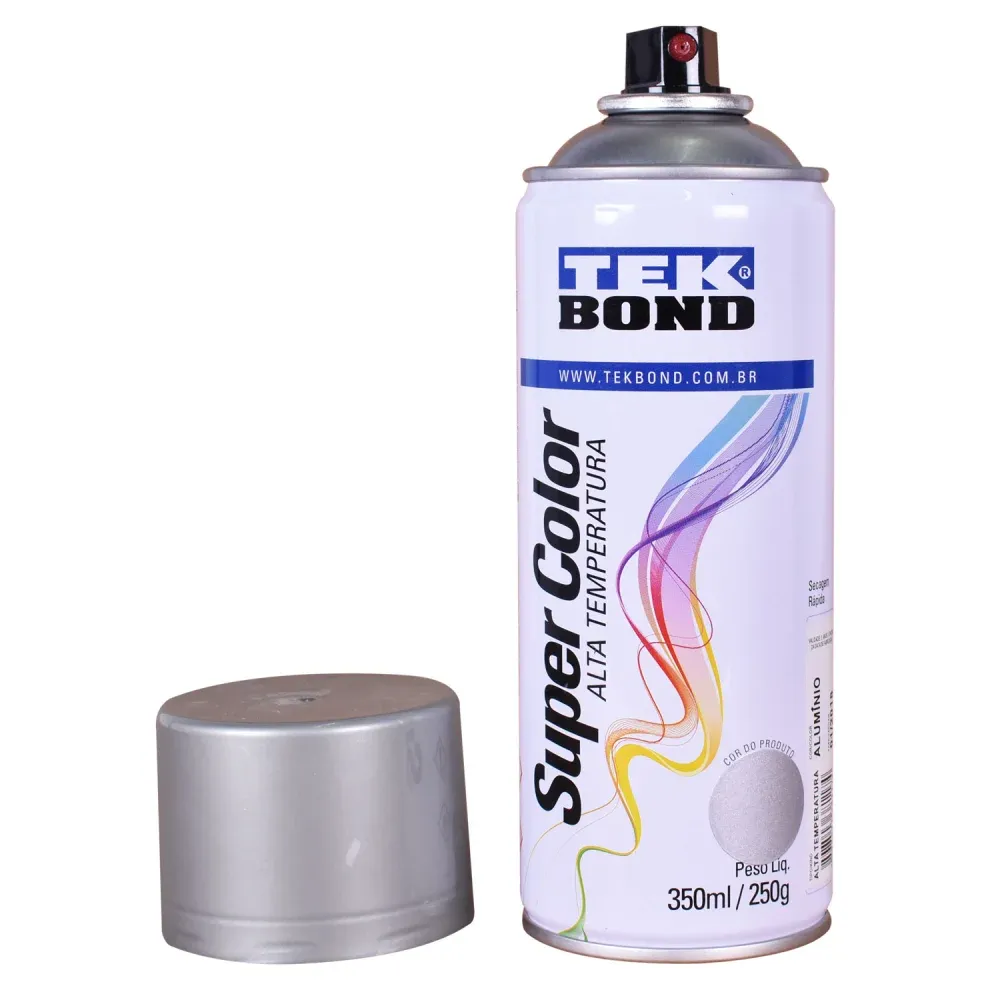 Tinta Spray Alta Temperatura 350ml Tekbond - Imagem 10