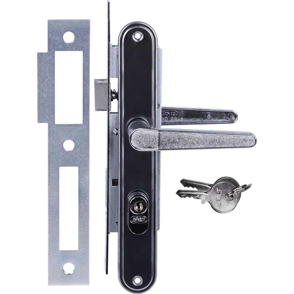 Fechadura Serralheiro Externa Cromado 20mm 601-602/03 Stam - Imagem 2