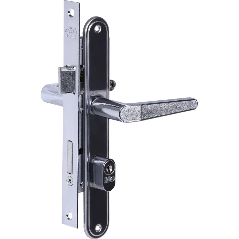 Fechadura Serralheiro Externa Cromado 20mm 601-602/03 Stam - Imagem 3