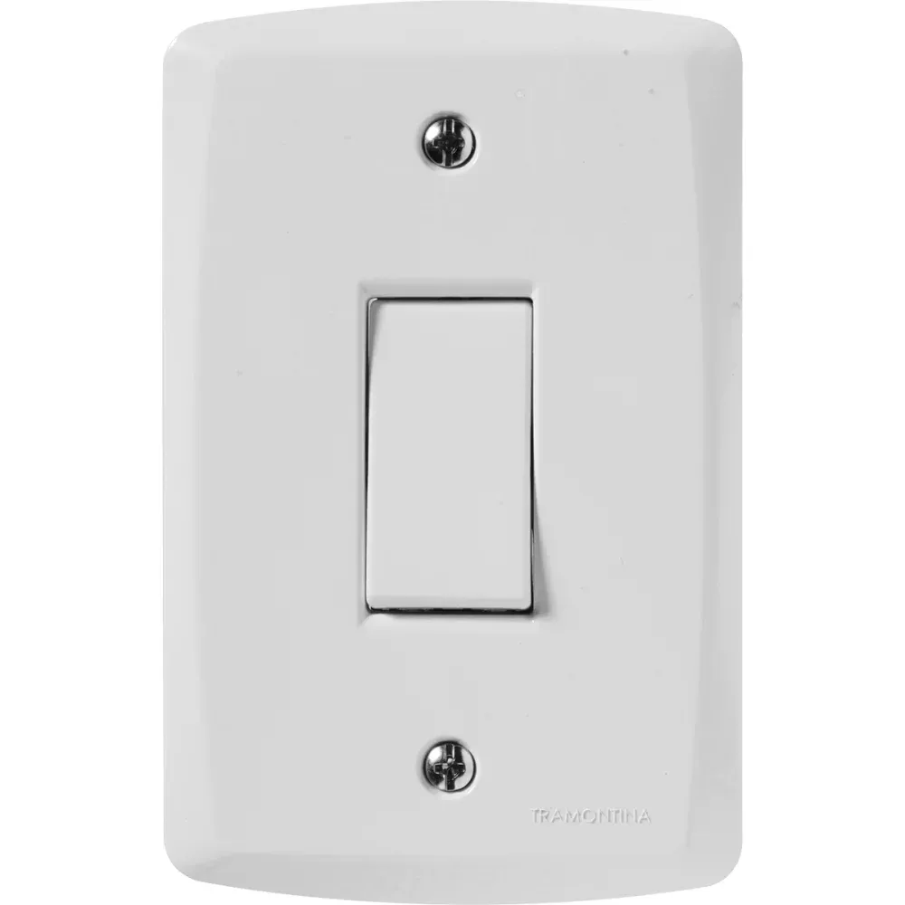 Interruptor Simples Branca Lux2 10A 250V Tramontina