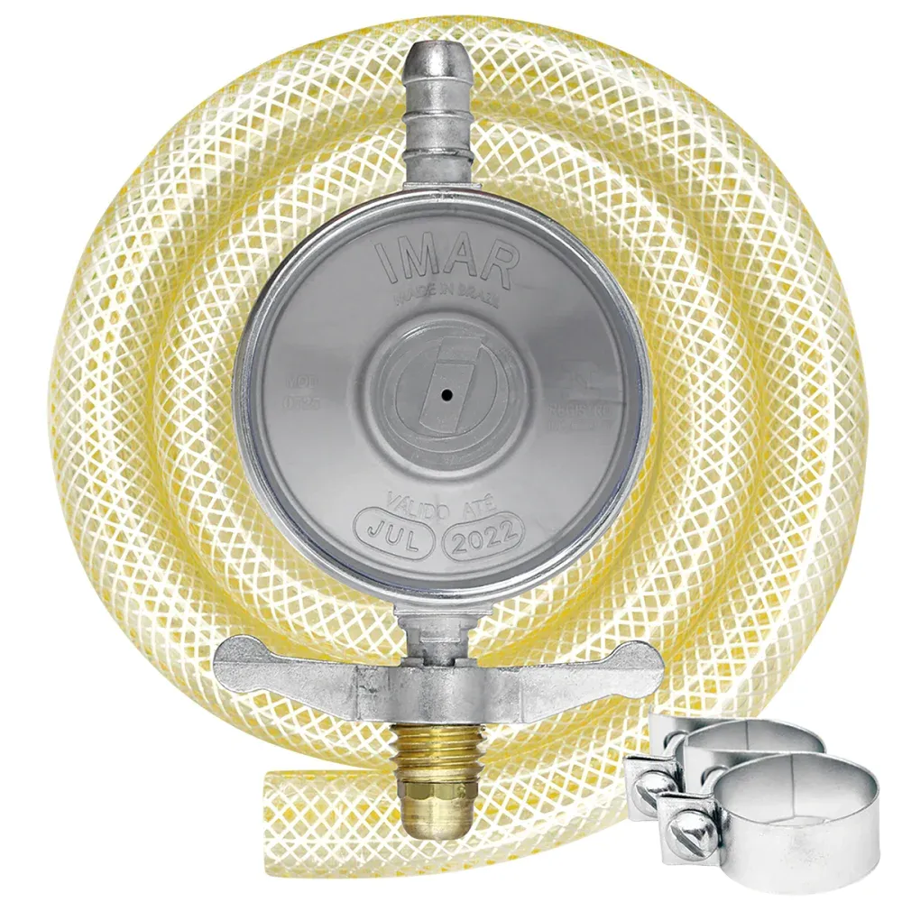 Regulador de Gás Blindado com Mangueira 80cm 0728/02 Imar