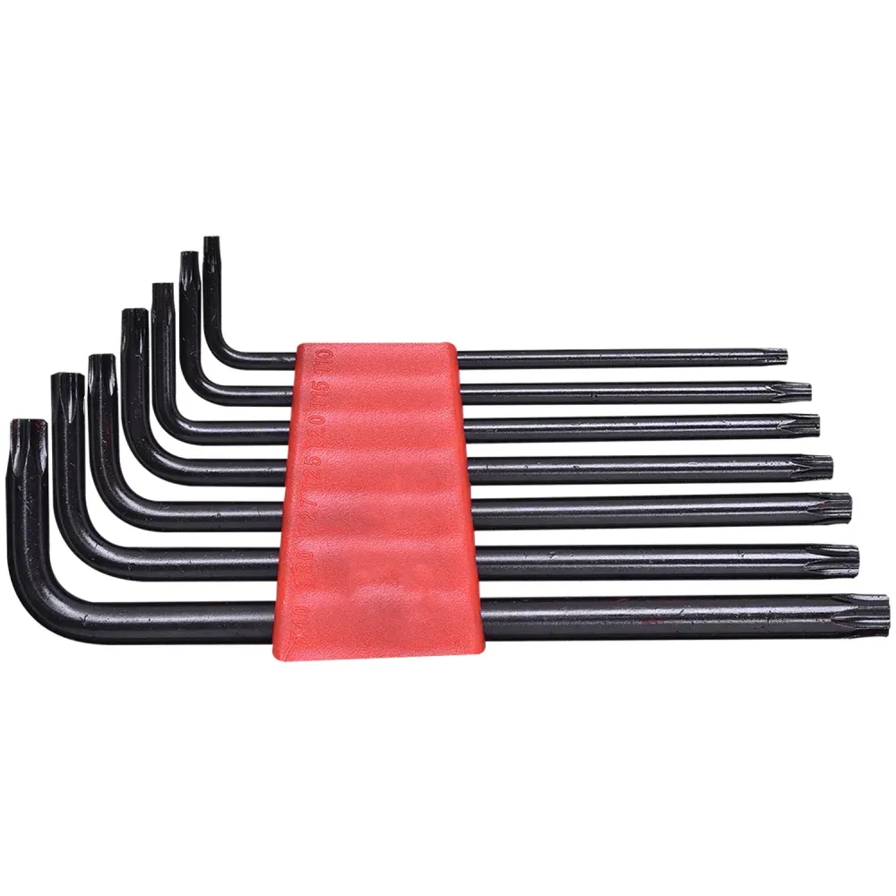 Jogo de Chaves Torx Curta 7 Peças T10 a T40 Worker - Imagem 3