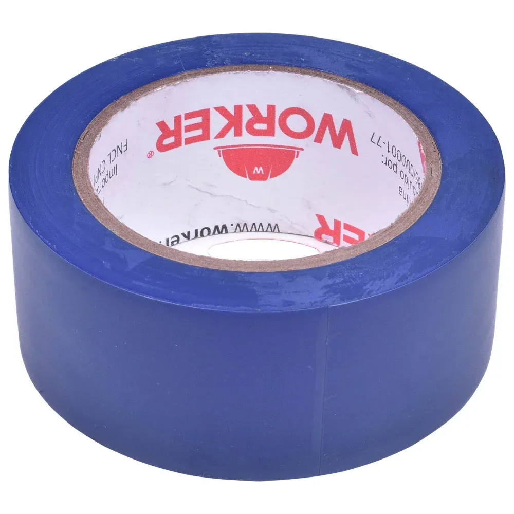 Fita Adesiva Para Demarcação Na Cor Preto 48mm x 30m Worker - Imagem 7