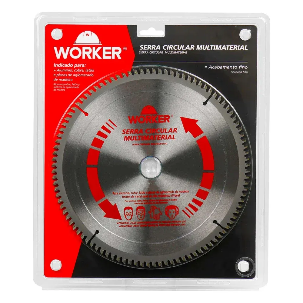 Serra Circular Multimaterial 10" 80 Dentes 30mm Worker - Imagem 2