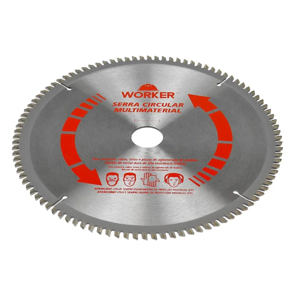 Serra Circular Multimaterial 10" 80 Dentes 30mm Worker - Imagem 3