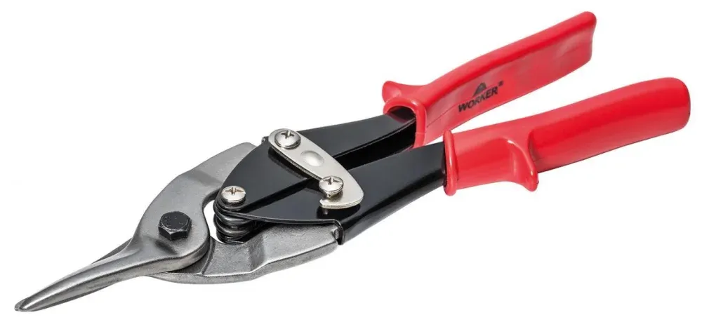 Tesoura Aviação Reta em Aço Carbono 10" 1mm Worker - Imagem 3