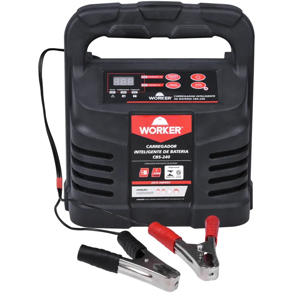 Carregador Portátil Bateria Automotiva CBS-240 Worker