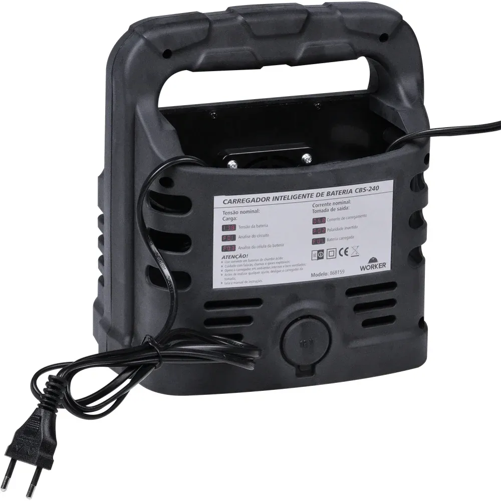 Carregador Portátil Bateria Automotiva CBS-240 Worker - Imagem 3