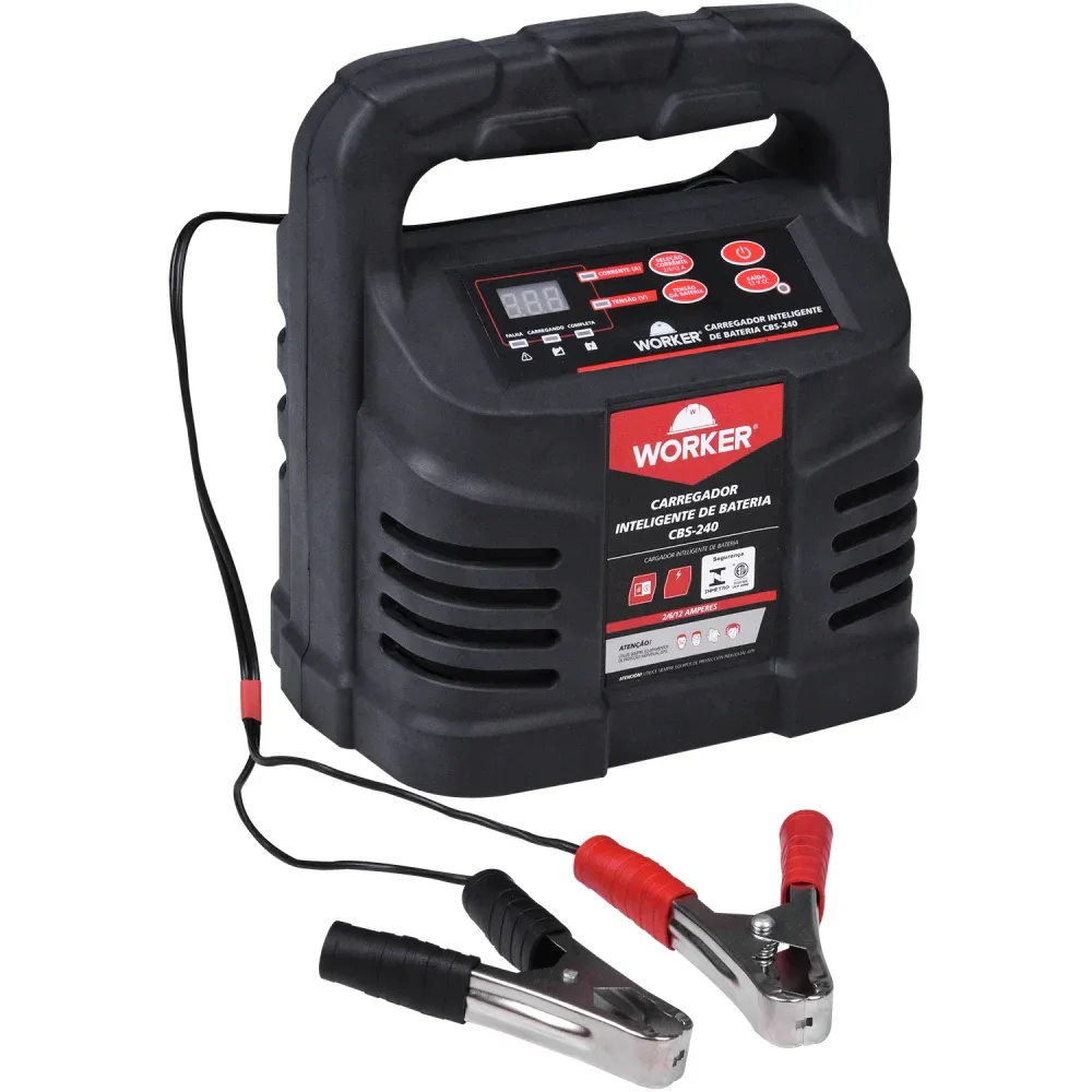 Carregador Portátil Bateria Automotiva CBS-240 Worker - Imagem 7