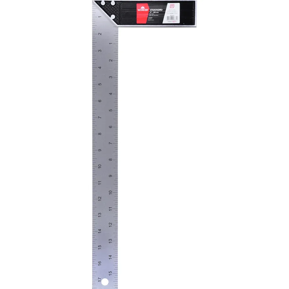 Esquadro Em Aço Inox Worker - Imagem 2