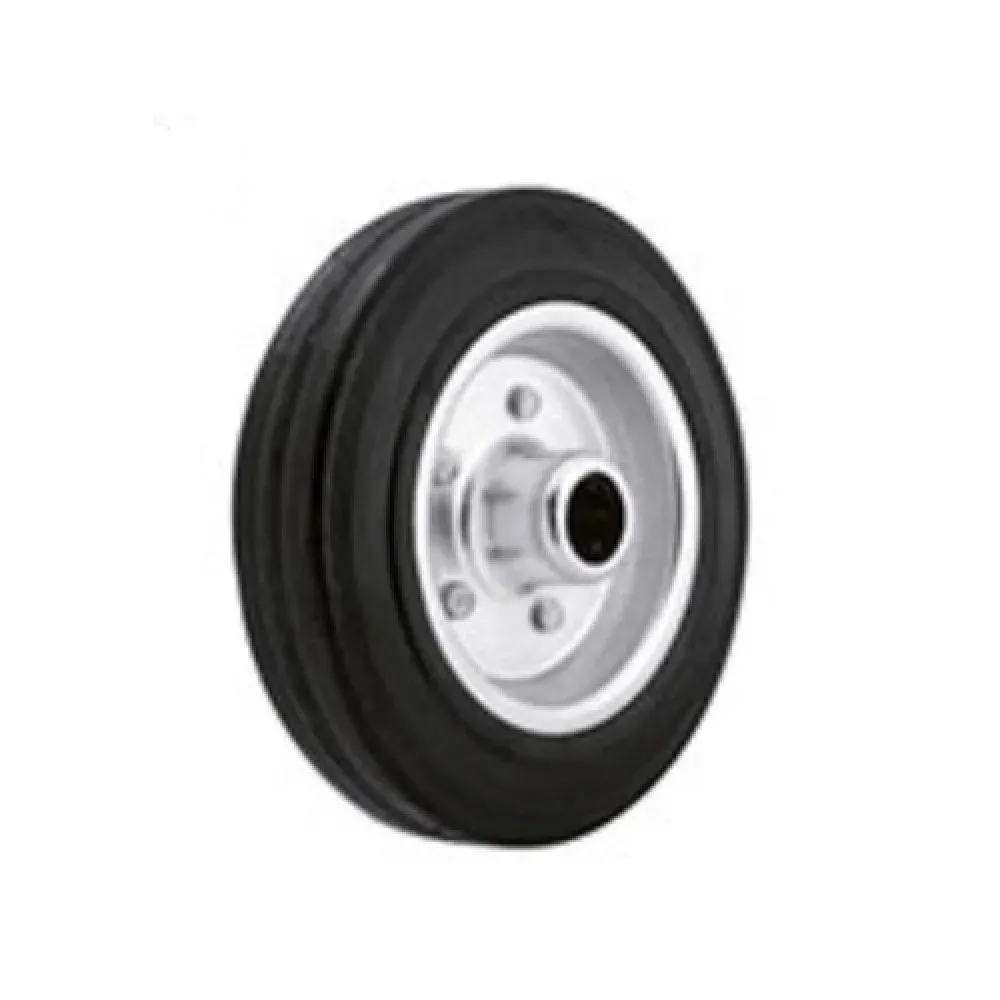 Roda Borracha 8" Rodízio 200kg Worker