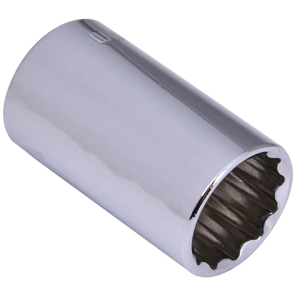 Soquete Estriado Encaixe 1/2" 15mm Worker - Imagem 2