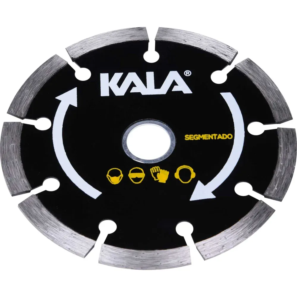 Disco Diamantado Segmentado Corte Seco 110mm x 20mm Kala - Imagem 3