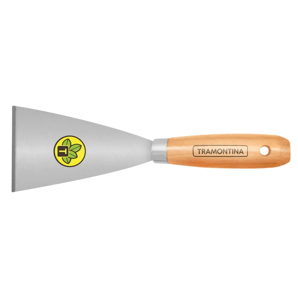 Espátula Metálica Rígida Com Cabo de Madeira Tramontina - Imagem 5