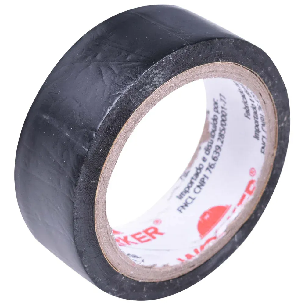 Fita Isolante de PVC Antichamas 0,13mm 19mmx10m Worker - Imagem 2