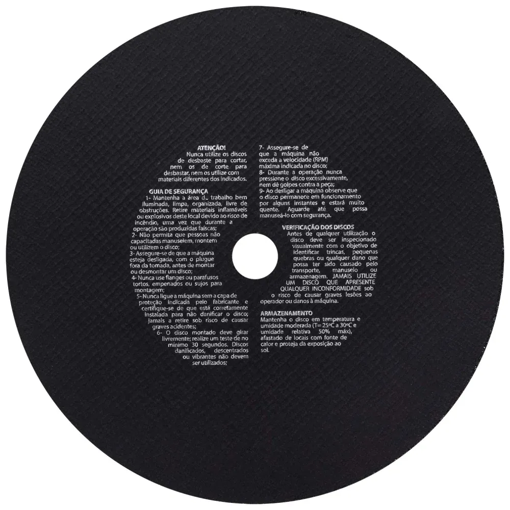 Disco de Corte para Aço com 2 Telas 12"x1" Worker - Imagem 2