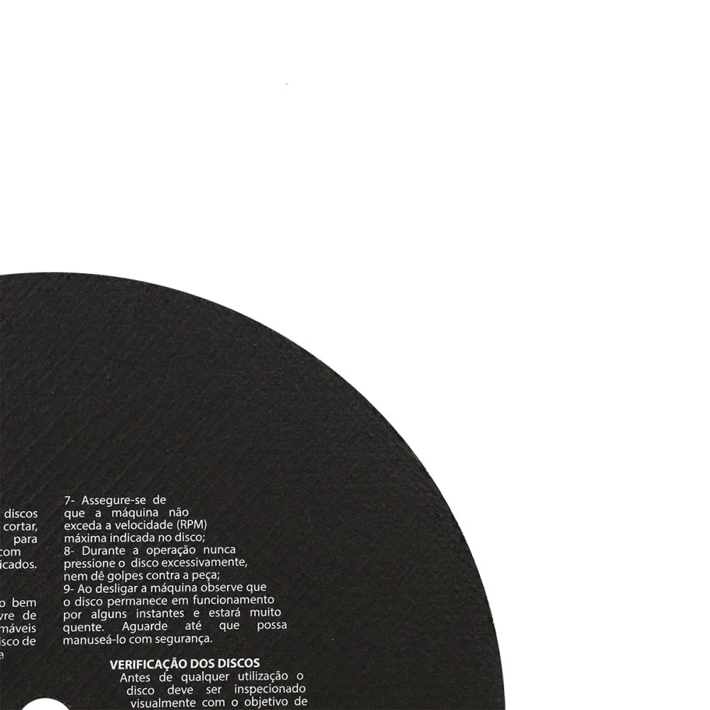 Disco de Corte para Aço com Furo 3/4" 12x304,8mm Worker - Imagem 3