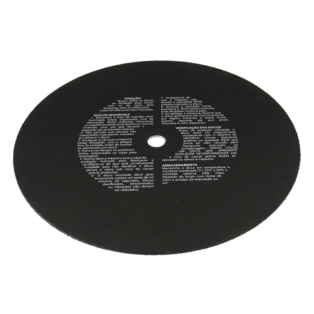 Disco de Corte para Aço com Furo 3/4" 12x304,8mm Worker - Imagem 5