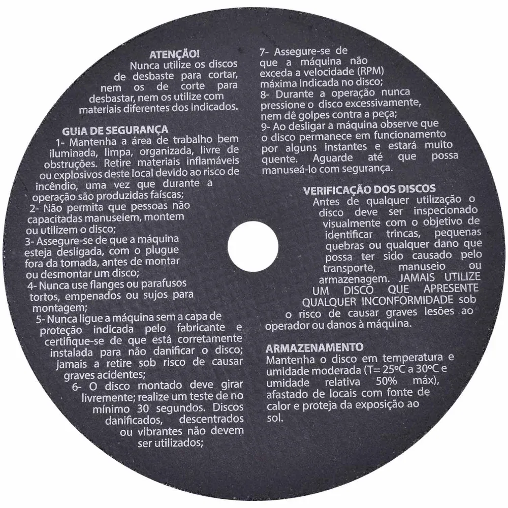 Disco de Corte para Aço 7" x 177,8mm Worker - Imagem 2