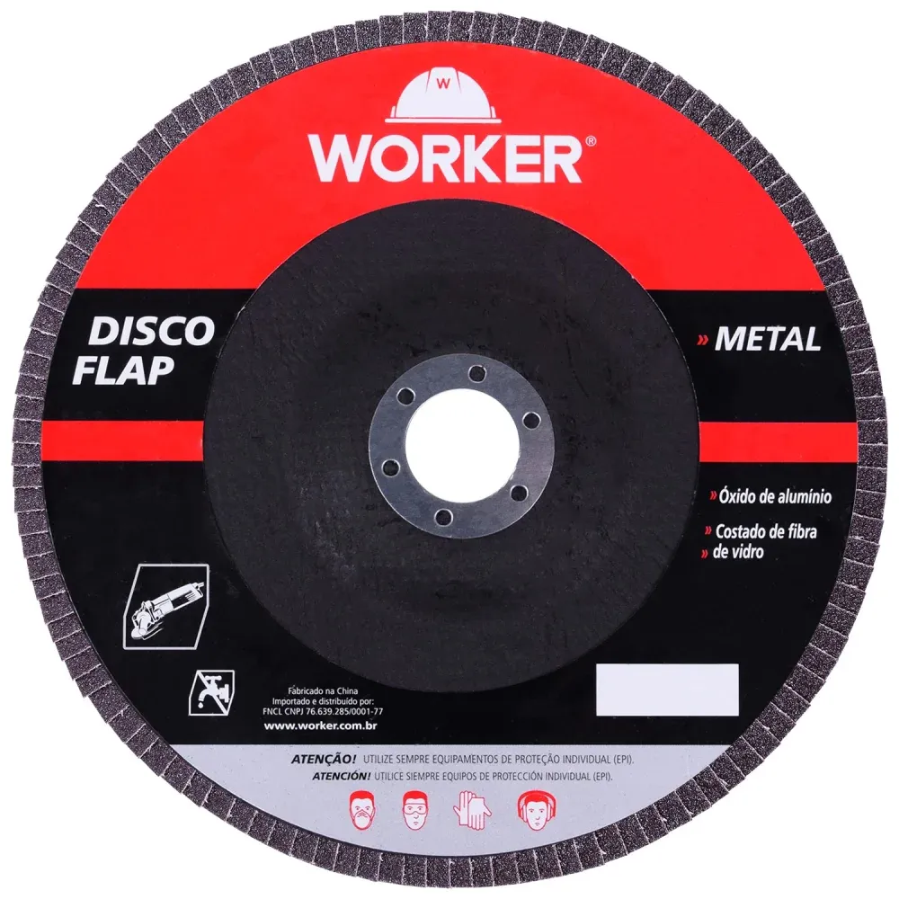 Disco Flap Curvo 115mm x 22,23mm Metal Worker