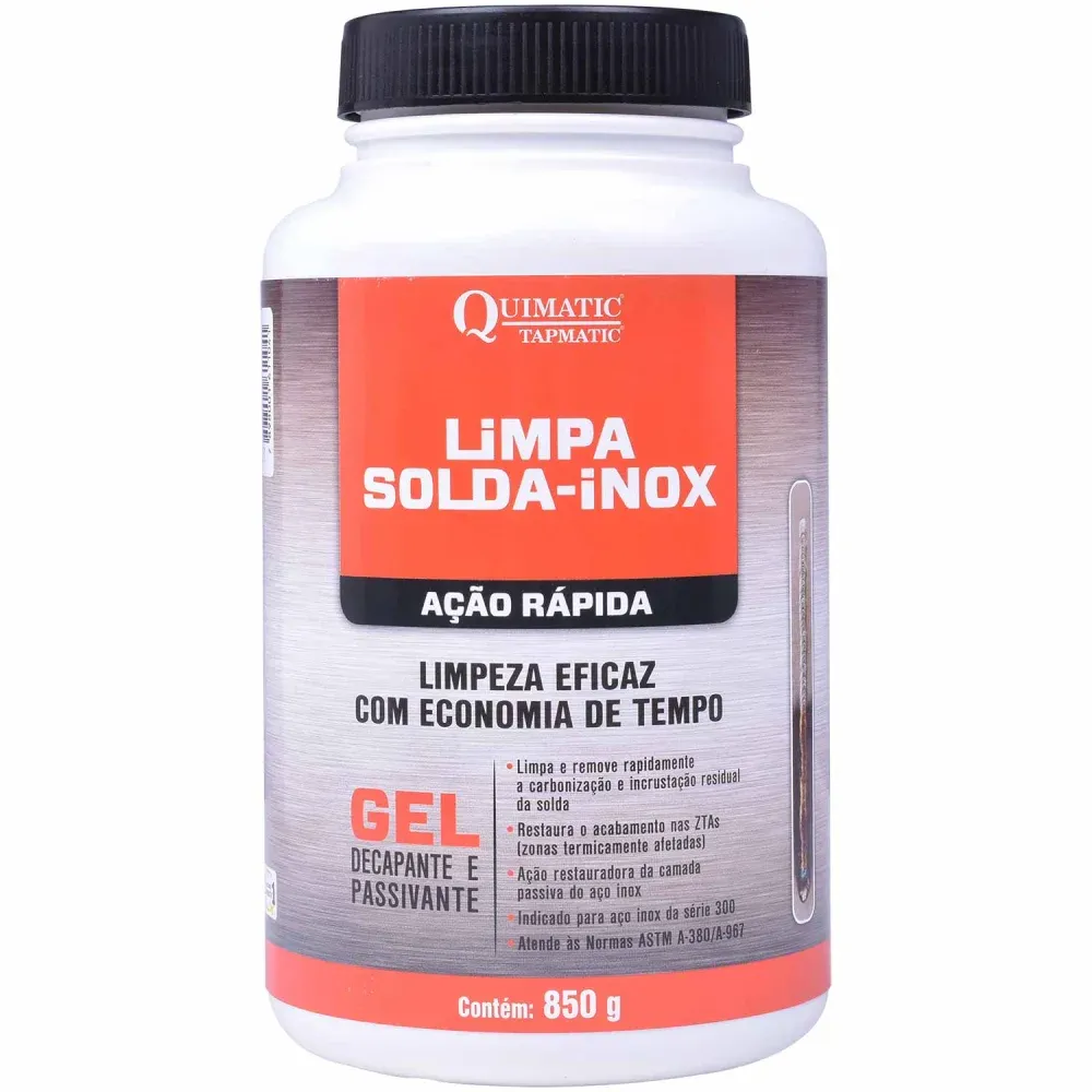 Limpa Solda-Inox Ação Rápida 850g LT1 Quimatic