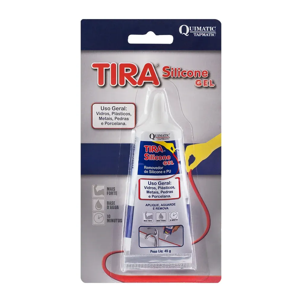 Removedor Tira Silicone à Base d'Água 45g Quimatic Tapmatic