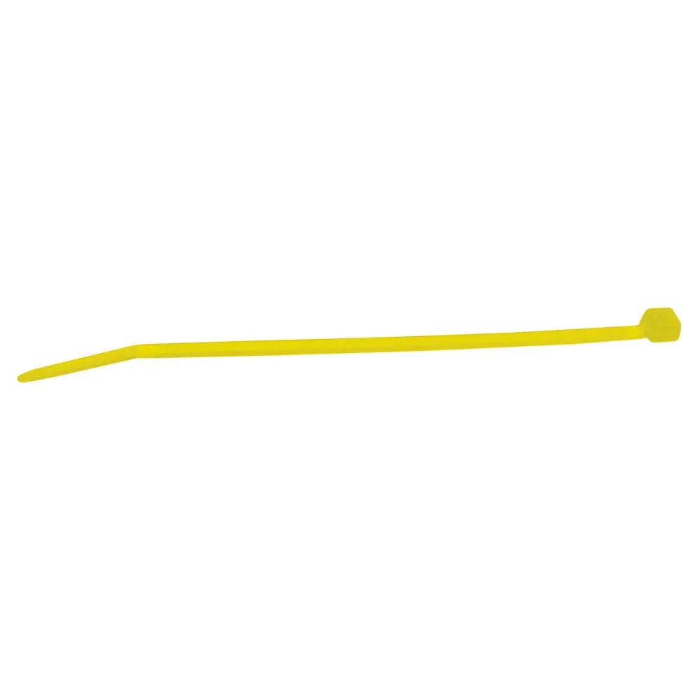 Abraçadeira de Nylon Amarela com 100 Peças 3,6x300mm Worker
