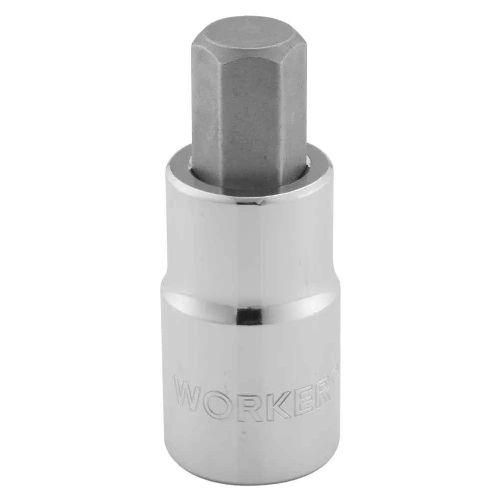 CHAVE SOQUETE 1/2" WORKER HEXAGONAL 10MM