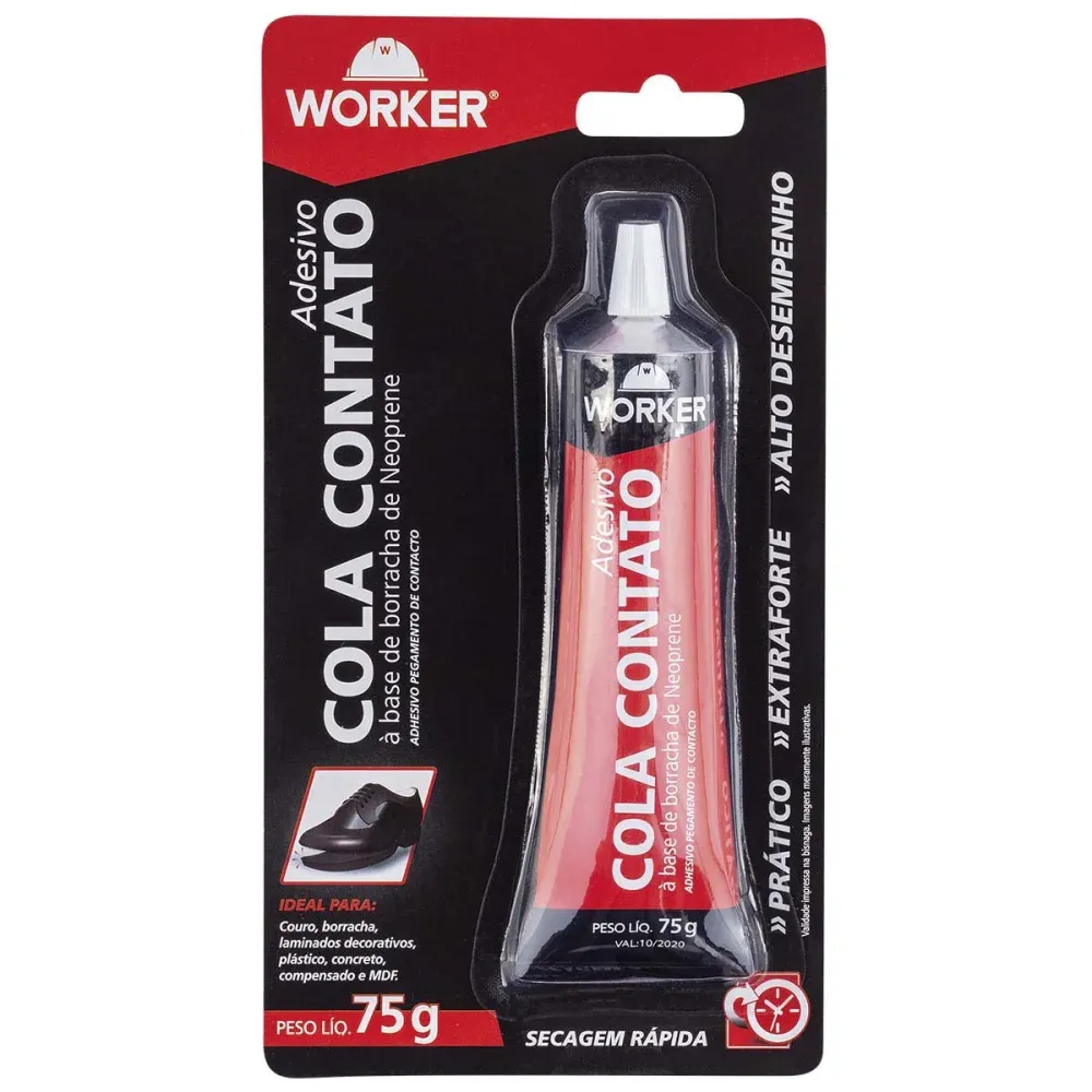 Adesivo Cola Contato 75g Worker