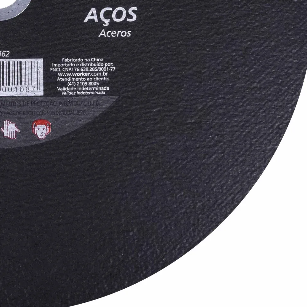 Disco de Corte para Aço 14" x 355,6mm Worker - Imagem 3