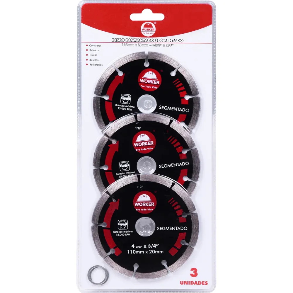 Disco Diamantado Segmentado Worker - Imagem 18