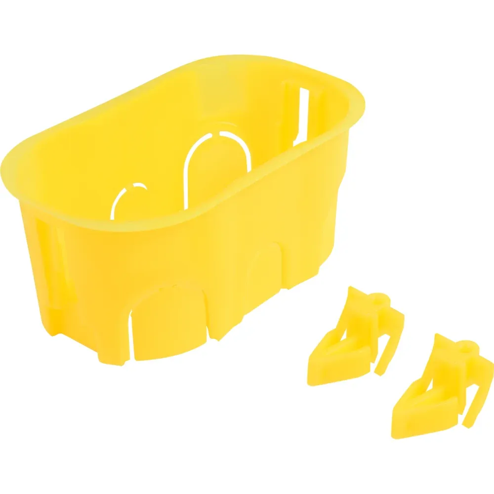 Caixa de Embutir Drywall 4x2 Amarela Tramontina