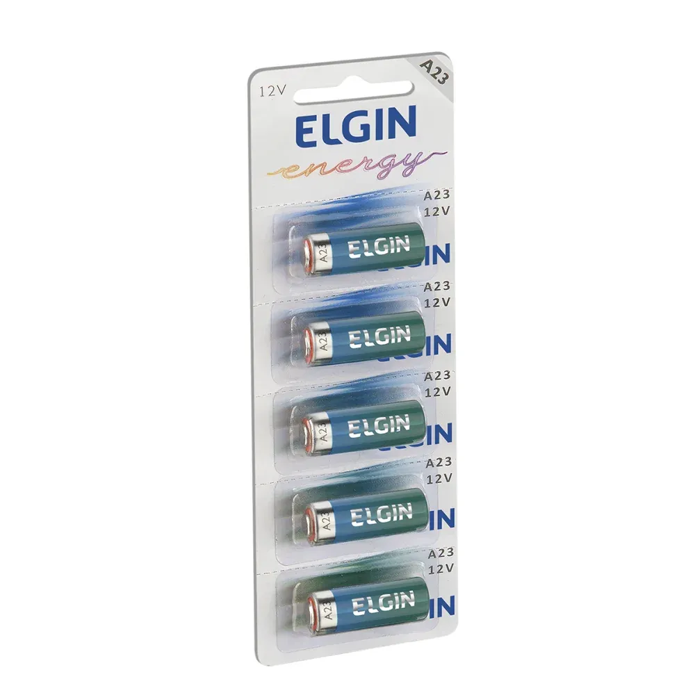 Bateria Alcalina A23 5 Peças Elgin