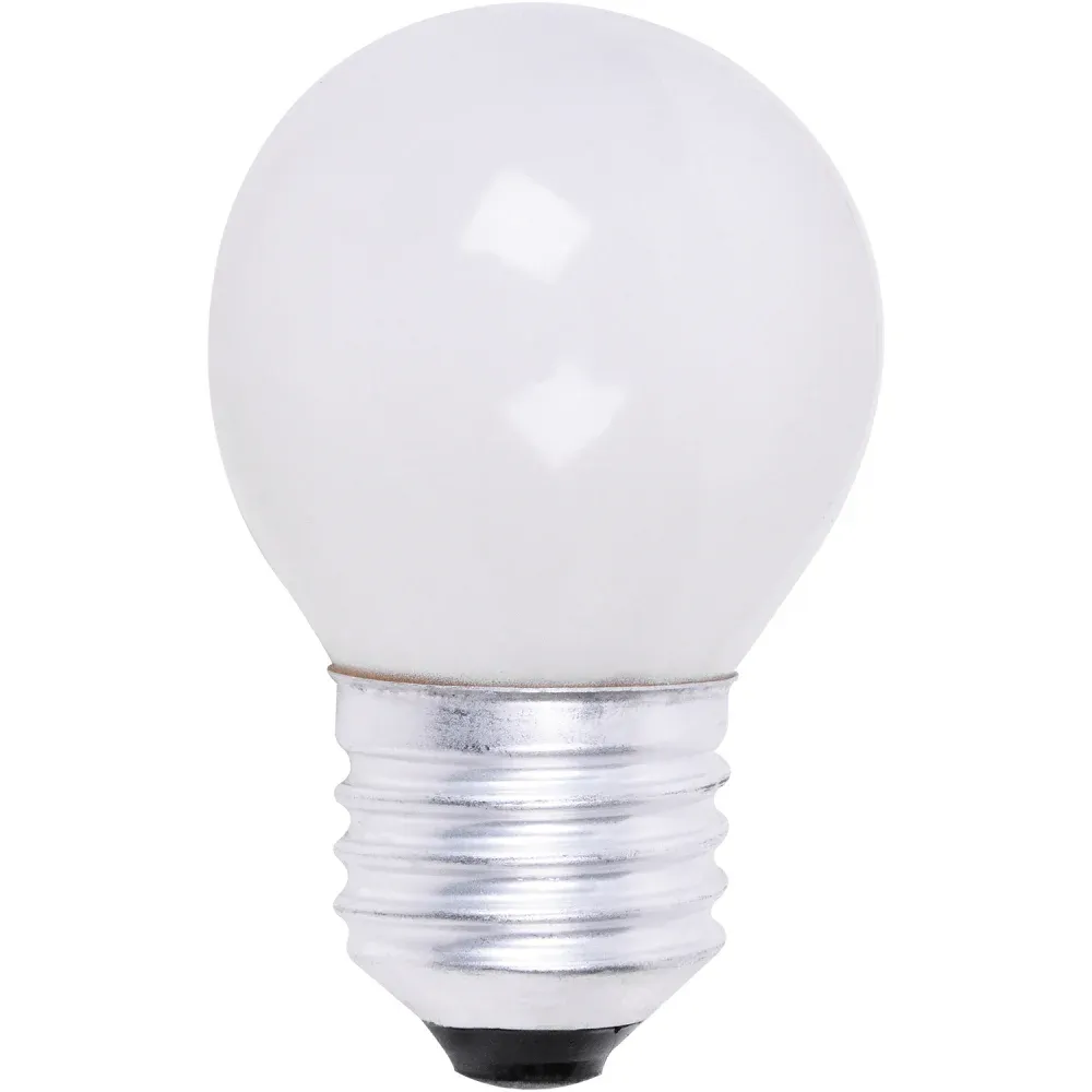 Lâmpada Bolinha 15w E27 Leitosa Incandescente Liege 220V