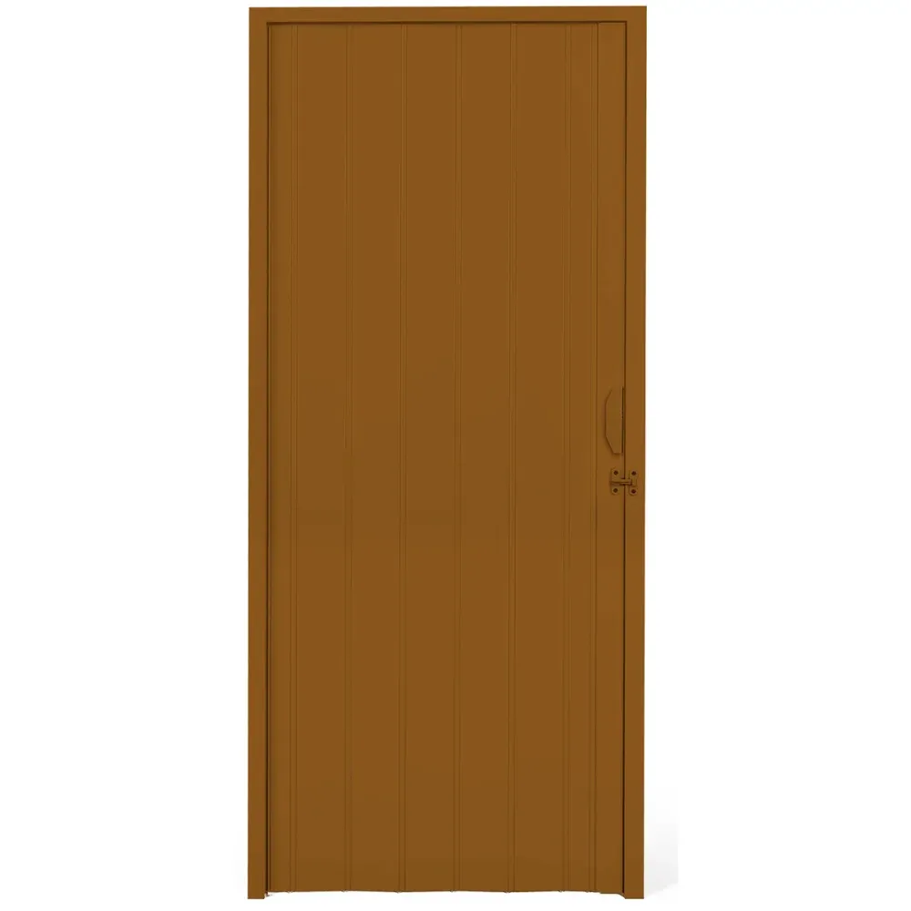Porta Sanfonada PVC 2,10m x 70cm Mogno Kala